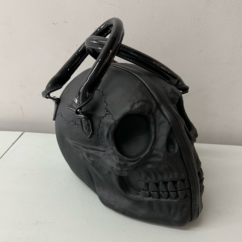 Kreepsville skull black purse / handbag